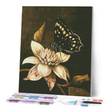 Afbeelding in Gallery-weergave laden, Diamond Painting - Mormoonse Vlinder en Bloem