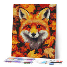 Afbeelding in Gallery-weergave laden, Diamond Painting - Vos in herfstbladeren