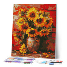 Afbeelding in Gallery-weergave laden, Diamond Painting - Herfst zonnebloemenvaas