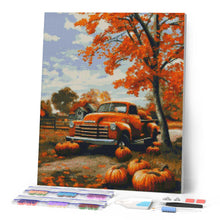 Afbeelding in Gallery-weergave laden, Diamond Painting - Vintage vrachtwagen in de herfst