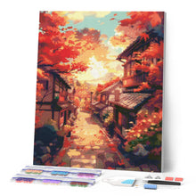 Afbeelding in Gallery-weergave laden, Diamond Painting - Herfststraat in Kyoto