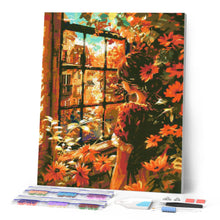 Afbeelding in Gallery-weergave laden, Diamond Painting - Herfstzicht uit het raam