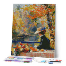 Afbeelding in Gallery-weergave laden, Diamond Painting - Herfstdame geïnspireerd door Renoir
