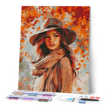 Afbeelding in Gallery-weergave laden, Diamond Painting - Dame van de herfstwinden