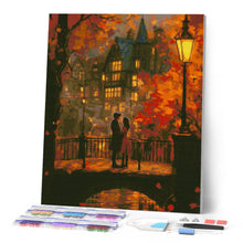 Afbeelding in Gallery-weergave laden, Diamond Painting - Liefdesavond in de herfst