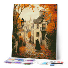 Afbeelding in Gallery-weergave laden, Diamond Painting - Herfstwandeling door de oude stad