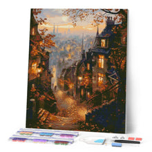 Afbeelding in Gallery-weergave laden, Diamond Painting - Herfststraat in de oude stad