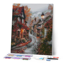 Afbeelding in Gallery-weergave laden, Diamond Painting - Rustig herfstdorp