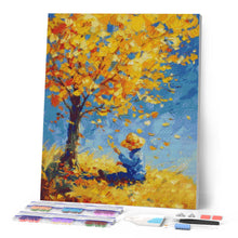 Afbeelding in Gallery-weergave laden, Diamond Painting - Jongen geïnspireerd door Van Gogh in de herfst