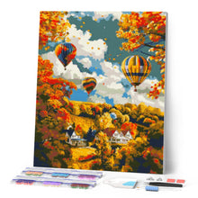 Afbeelding in Gallery-weergave laden, Diamond Painting - Herfstballon avontuur