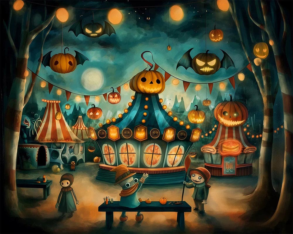 Diamond Painting - Halloweenkermis