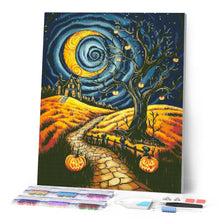 Afbeelding in Gallery-weergave laden, Diamond Painting - Spookachtig maanlichtpad