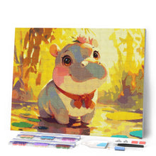Afbeelding in Gallery-weergave laden, Diamond Painting - Blije Baby Nijlpaard