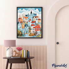 Afbeelding in Gallery-weergave laden, Diamond Painting - Blauw Droomdorp