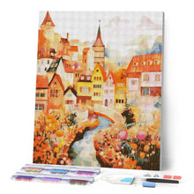 Afbeelding in Gallery-weergave laden, Diamond Painting - Amberkleurig Droomdorp