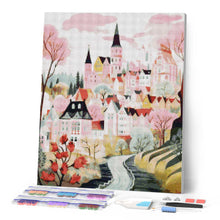 Afbeelding in Gallery-weergave laden, Diamond Painting - Roze Droomdorp