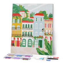 Afbeelding in Gallery-weergave laden, Diamond Painting - Pastelkleurige Gevels