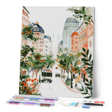 Afbeelding in Gallery-weergave laden, Diamond Painting - Waterverf Stadsboulevard