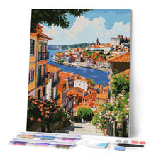 Afbeelding in Gallery-weergave laden, Diamond Painting - Rivierzicht in Porto
