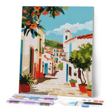 Afbeelding in Gallery-weergave laden, Diamond Painting - Mediterrane Steegje