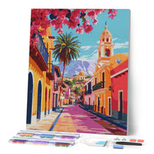 Afbeelding in Gallery-weergave laden, Diamond Painting - Levendige Straat in de Oude Stad