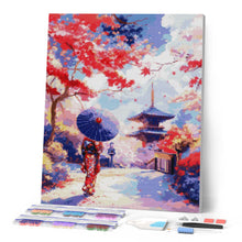 Afbeelding in Gallery-weergave laden, Diamond Painting - Japanse Tuin in de Herfst