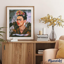 Afbeelding in Gallery-weergave laden, Diamond Painting - Frida - Zelfportret, opgedragen aan Dr. Eloesser