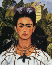 Afbeelding in Gallery-weergave laden, Diamond Painting - Frida - Zelfportret met doornenketting en kolibrie