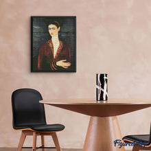Afbeelding in Gallery-weergave laden, Diamond Painting - Frida - Zelfportret in fluwelen jurk