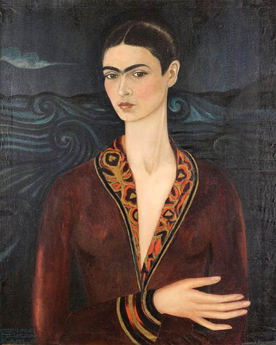 Diamond Painting - Frida - Zelfportret in fluwelen jurk