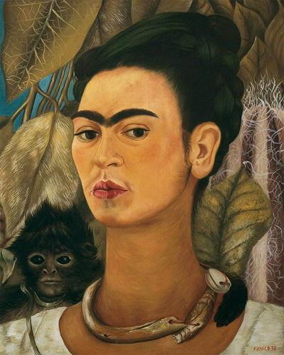 Diamond Painting - Frida - Zelfportret met aap 1938