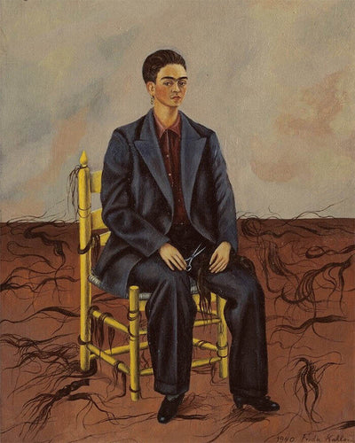 Diamond Painting - Frida - Zelfportret met afgeknipt haar
