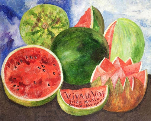 Diamond Painting - Frida - Leve het leven, Watermeloenen