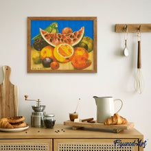 Afbeelding in Gallery-weergave laden, Diamond Painting - Frida - Stilleven met papegaai en fruit