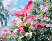 Afbeelding in Gallery-weergave laden, Diamond Painting - Tropische roze bloesem