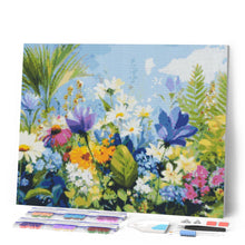 Afbeelding in Gallery-weergave laden, Diamond Painting - Veld met kleurrijke bloemen