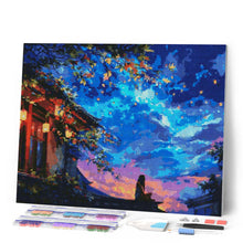 Afbeelding in Gallery-weergave laden, Diamond Painting - Lantaarn nachtzicht