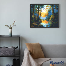 Afbeelding in Gallery-weergave laden, Diamond Painting - Regenwoudmeer