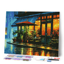 Afbeelding in Gallery-weergave laden, Diamond Painting - Regenachtige koffiehoek