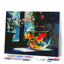 Afbeelding in Gallery-weergave laden, Diamond Painting - Zonnig vissenkom