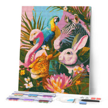 Afbeelding in Gallery-weergave laden, Diamond Painting - Junglevrienden
