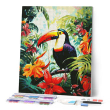 Afbeelding in Gallery-weergave laden, Diamond Painting - Toekan in de jungle