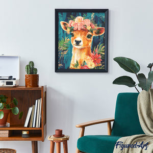 Diamond Painting - Bloemhertje