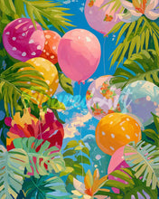 Afbeelding in Gallery-weergave laden, Diamond Painting - Jungleballonnen