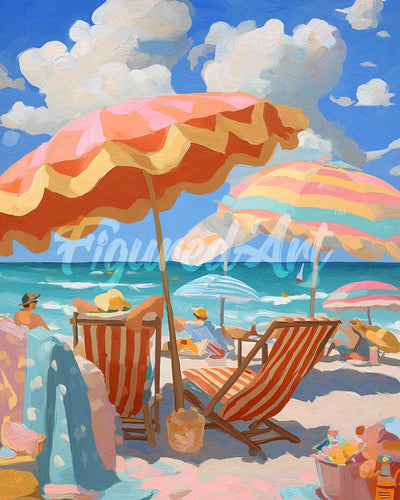 Diamond Painting - Pastel strand