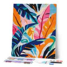 Afbeelding in Gallery-weergave laden, Diamond Painting - Kleurrijke bananenbladeren