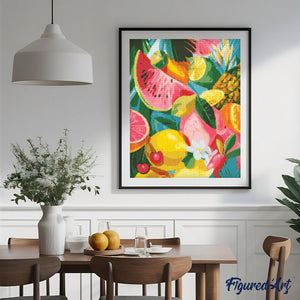Diamond Painting - Tropische fruitmix