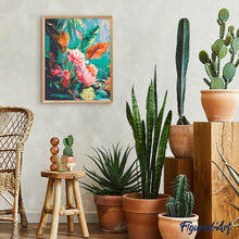Afbeelding in Gallery-weergave laden, Diamond Painting - Junglebloemen