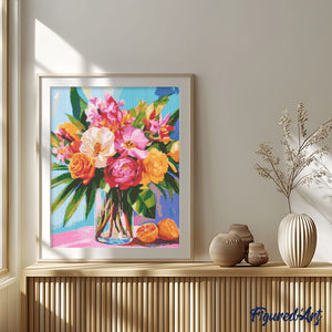 Diamond Painting - Fel boeket