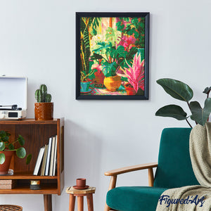 Diamond Painting - Tropisch tuininterieur